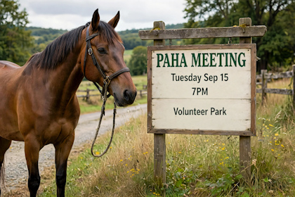 PAHA Meeting September 15 7PM Volunteer Park